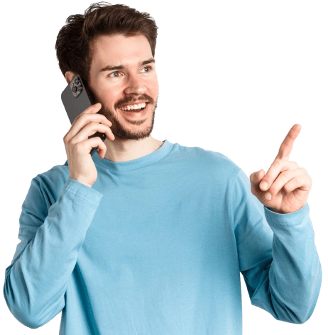 Man with phone